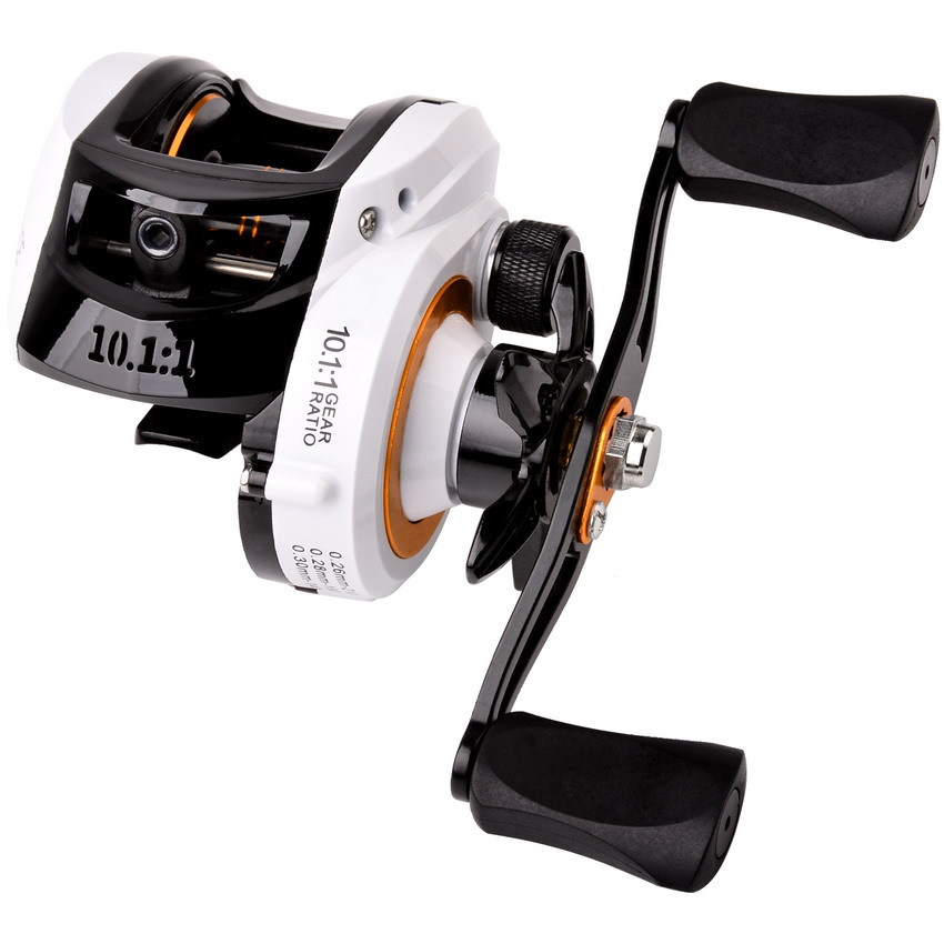 Kastking Reel Zephyr - Baitcastingrolle Angelrolle Weiß Schwarz Rolle Rechts