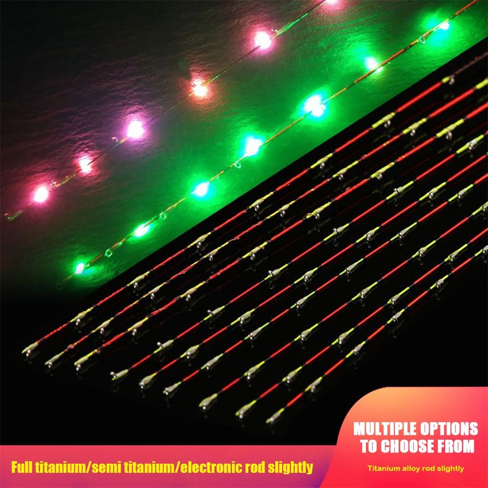 Fishing Rod Tip Replacement - 55 cm LED Halb Titan/Voll Titan
