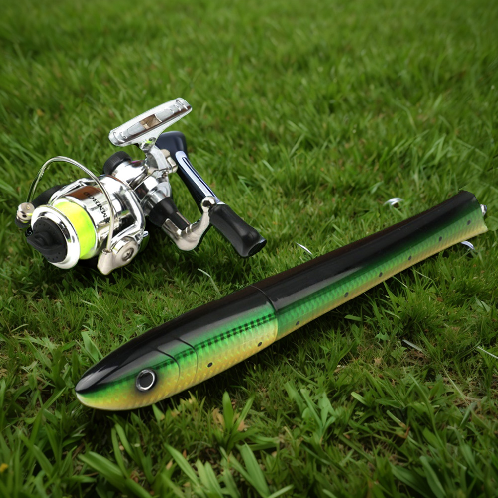 Penn Reel Fierce - Tragbare Fischförmige Angelrute mit Rolle, Teleskop-Mini-Taschenangelrute,