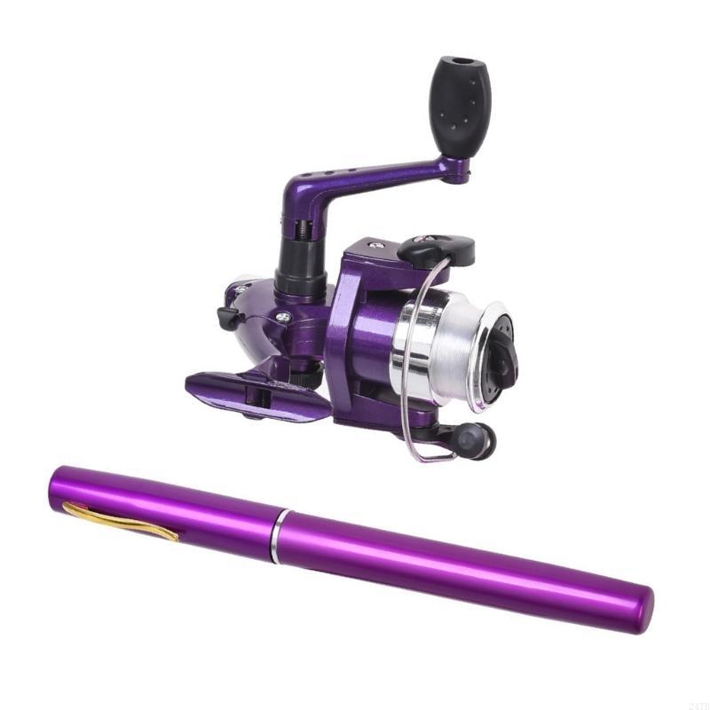 Penn Reel Fierce - Mini-Angelruten-Set Stiftstil, leichte Taschen-Angelrute mit Angelrolle