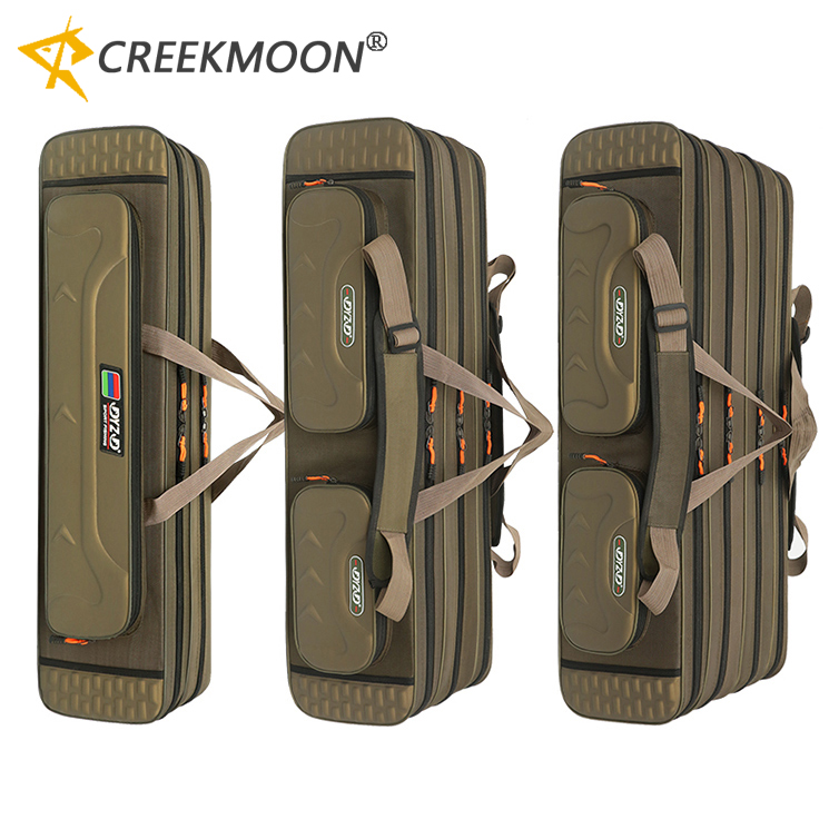 Fishing Rod Case - Oxford-Stoff 2/3/4-lagige Angelruten-Tasche 80/100/120/130CM Multifunktional für