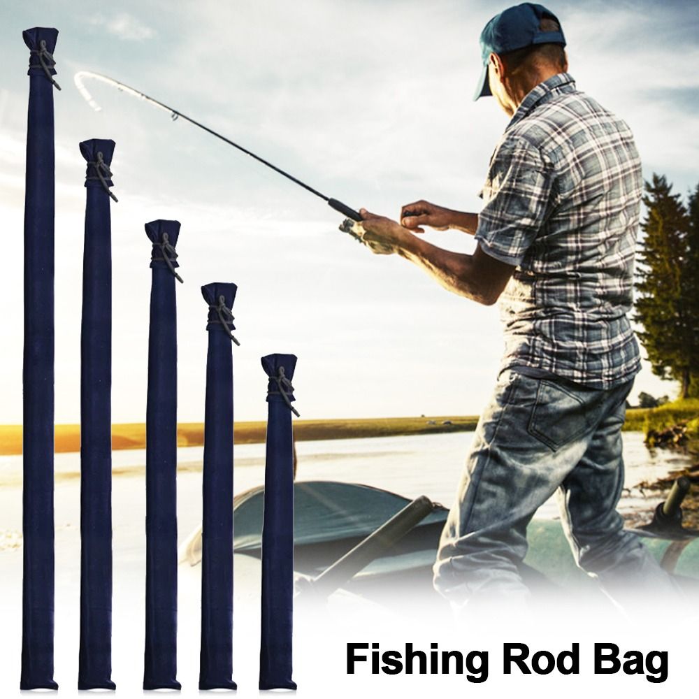 Fishing Rod Case - Multifunktionale Dicke Samt Angelrute Tasche Klapp