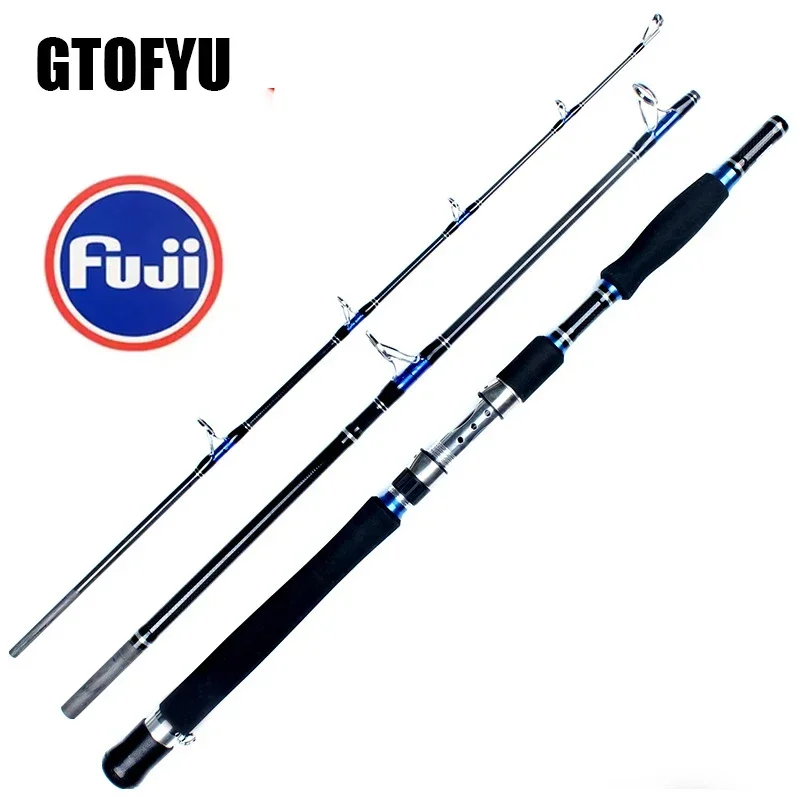 Fishing Rod Surf - Angelrute 1,8m 2,1m 3-teilig Superharte Rute
