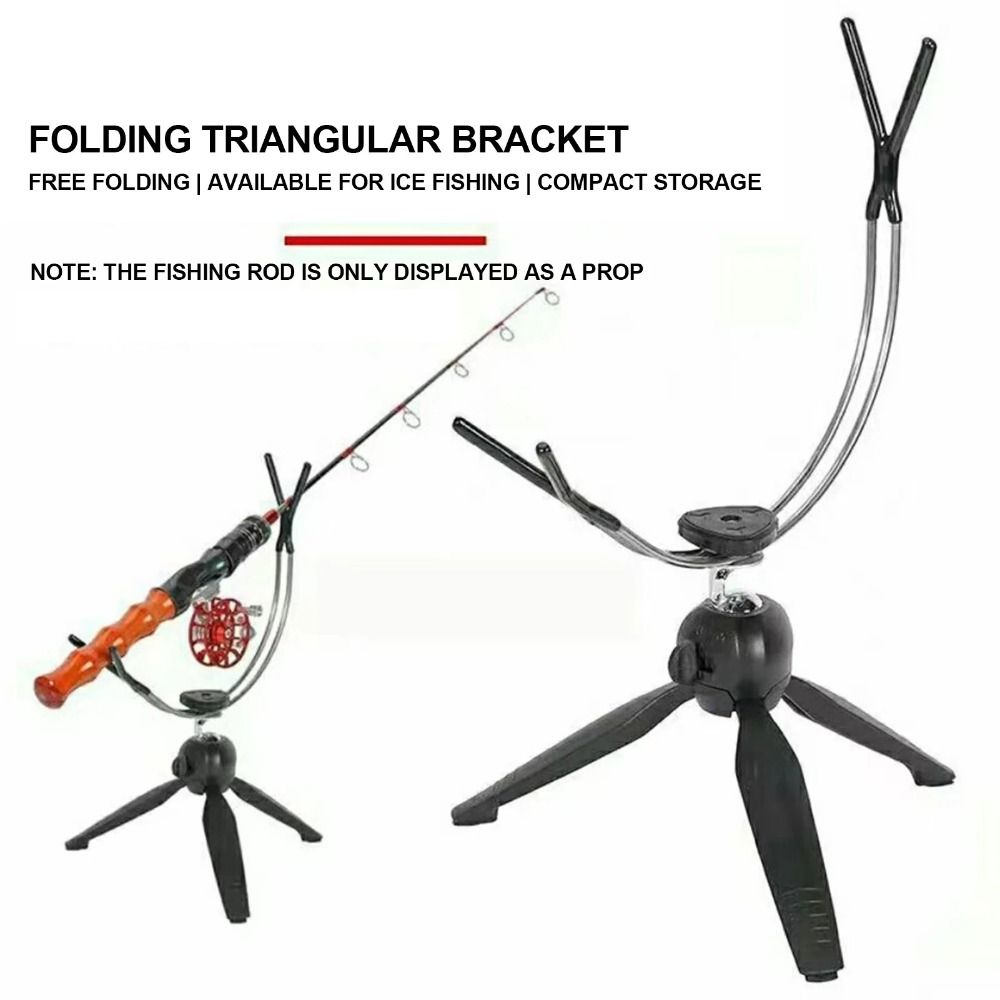 Fishing Rod Ice - 360 ° Verstellbarer Eisangelrutenhalter Faltbarer Multifunktionaler