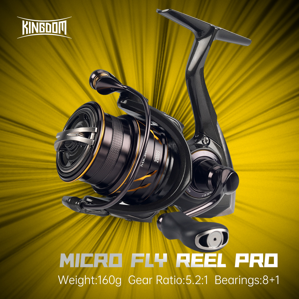 Kastking Reel Zephyr - Kingdom Micro Fly Pro Angelrolle, ultraleicht,