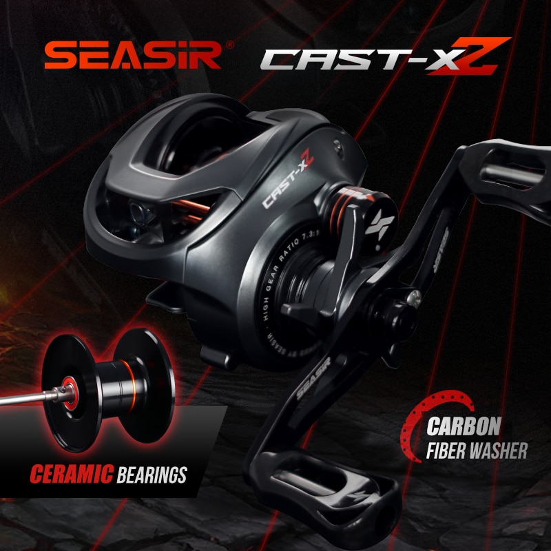 Kastking Reel Zephyr - Seasir guss x2 baitcasting rolle 7.3:1