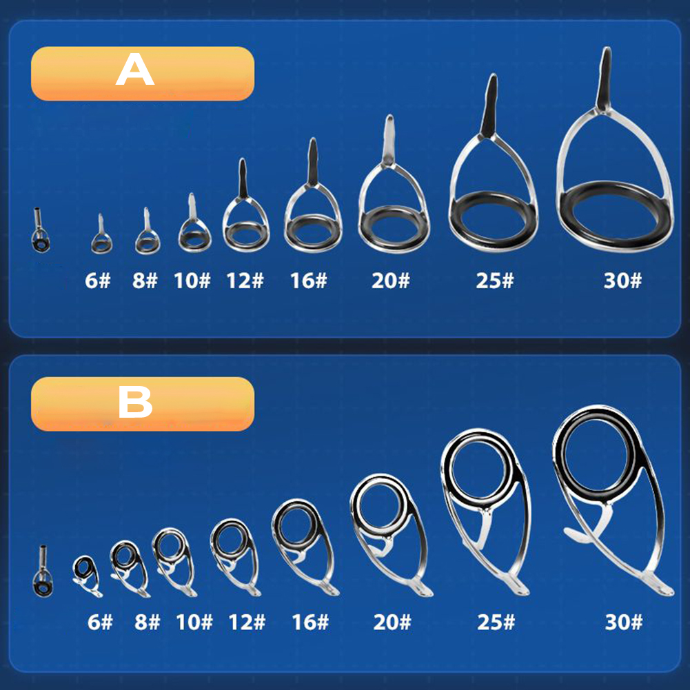 9-teiliges Angelrutenführung,  – Fishing Rod Guide Replacement Bewertung und Preis