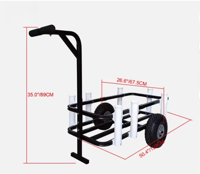 Zusammenklappbarer Strandwagen – Fishing Rod Holder Bewertung und Preis
