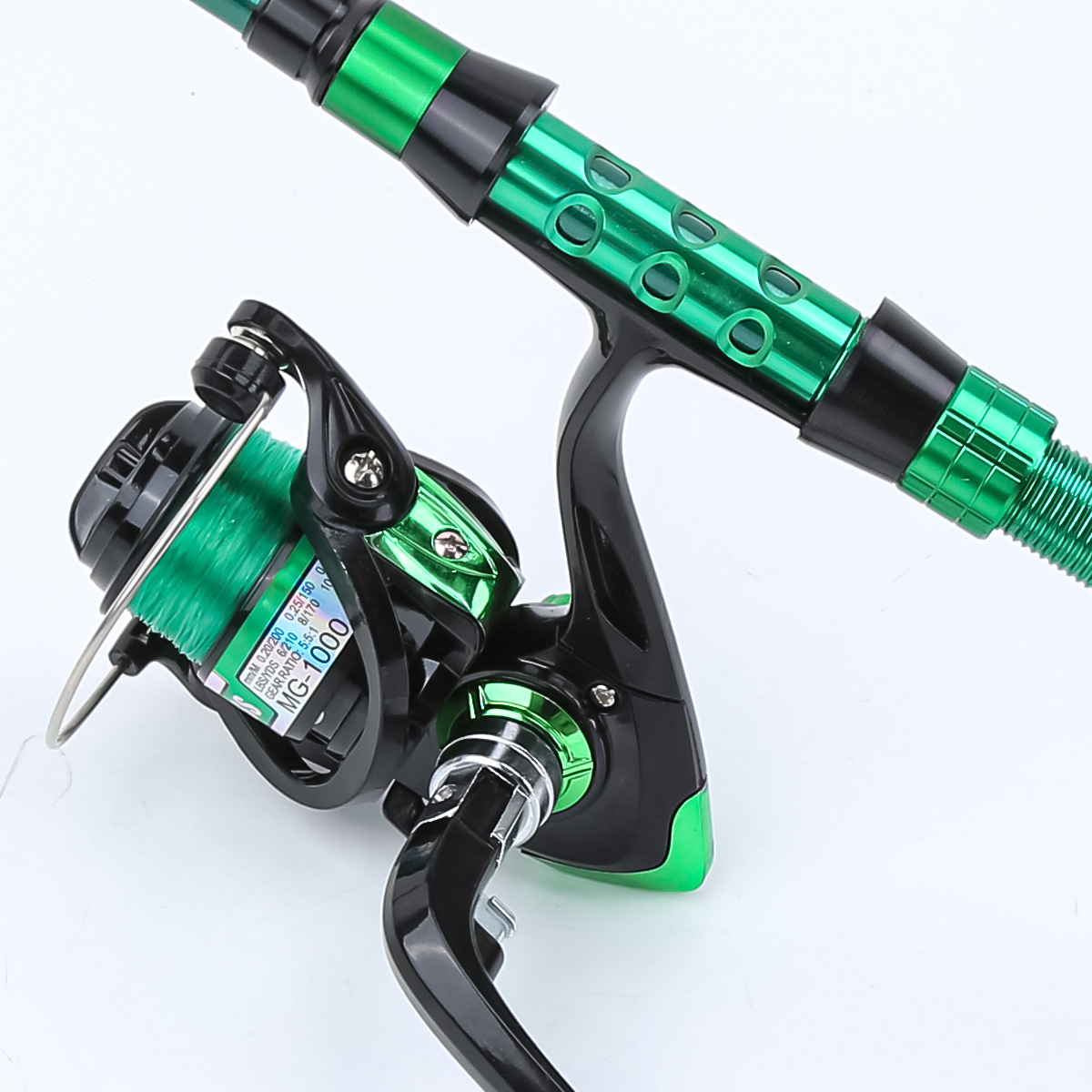1,8 Meter Grüne Carbon-Telesko – Fishing Rod Building Kit Bewertung und Preis
